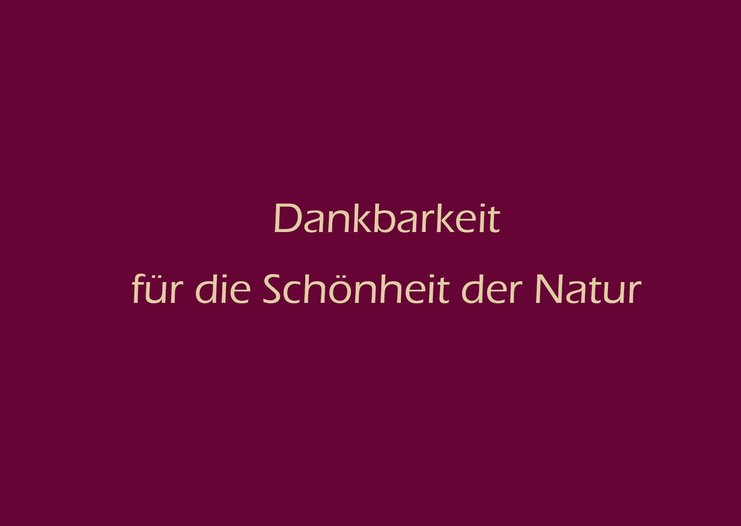 Dankbarkeit liebevoll-kreativ