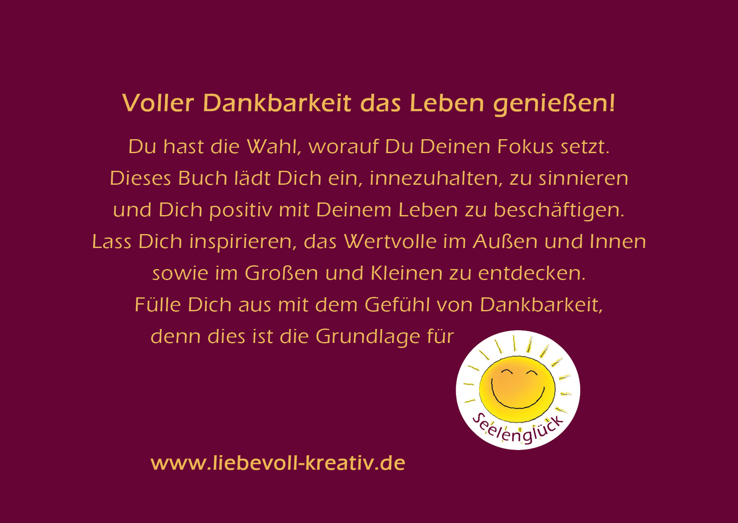 Dankbarkeit liebevoll-kreativ