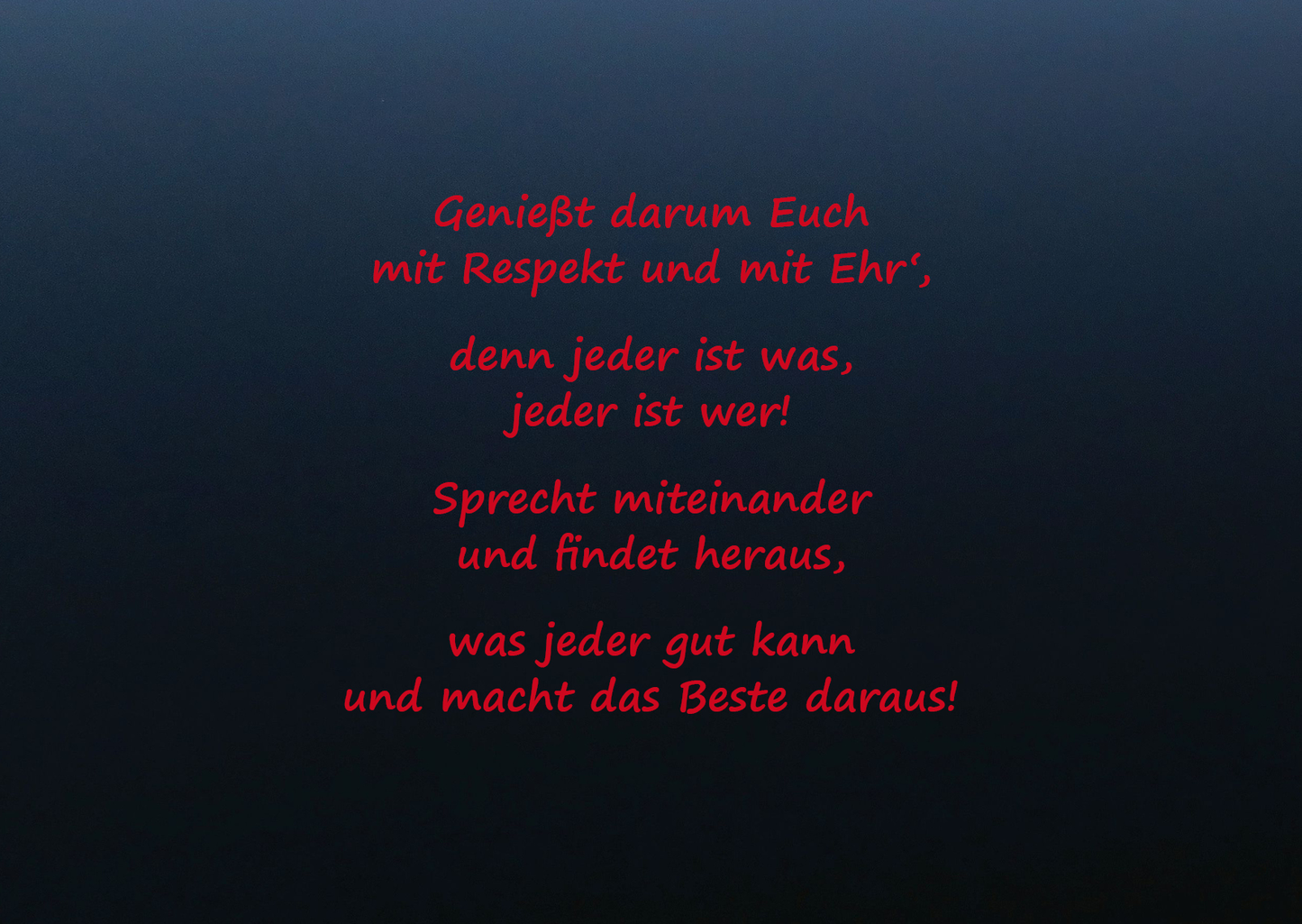 Mann - Frau, Frau - Mann liebevoll-kreativ