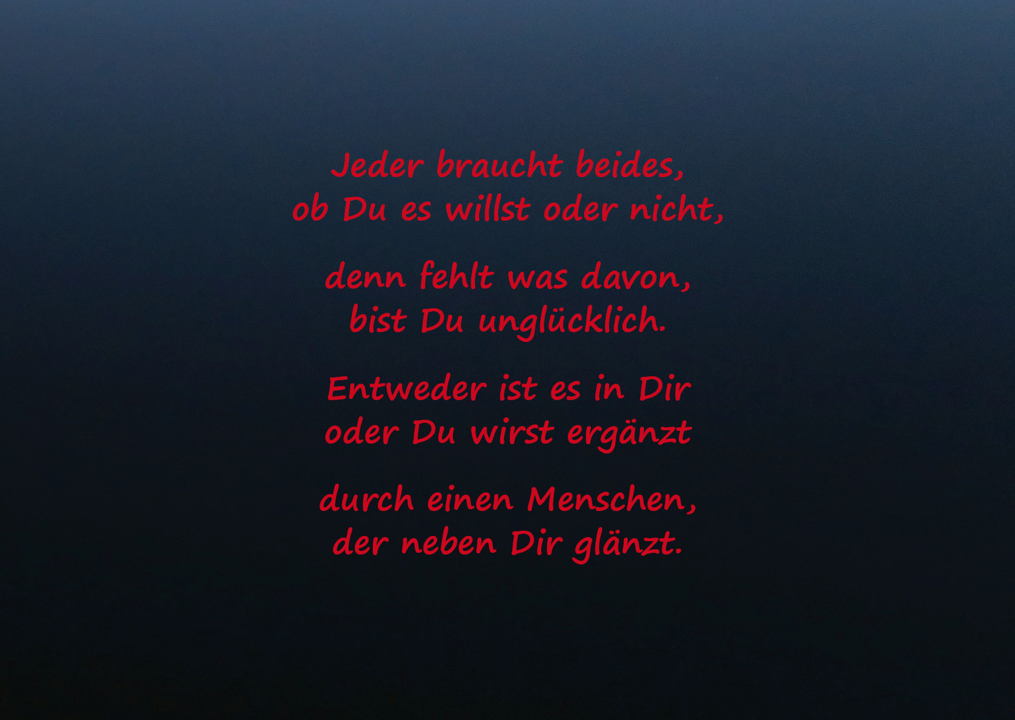 Mann - Frau, Frau - Mann liebevoll-kreativ
