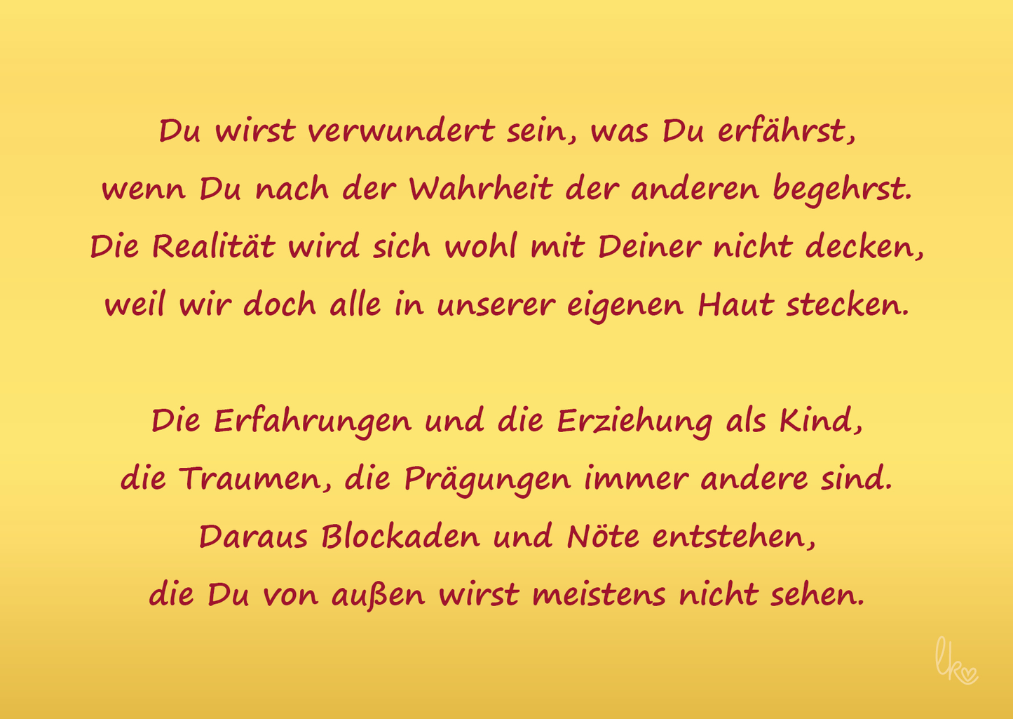 Was ist Realität? liebevoll-kreativ