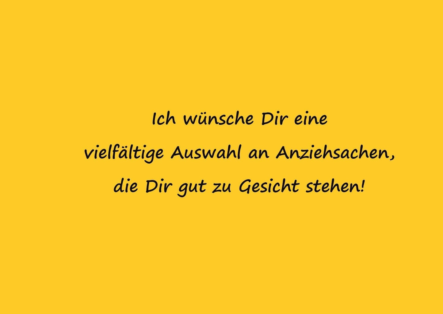 Wünsche in Gelb liebevoll-kreativ
