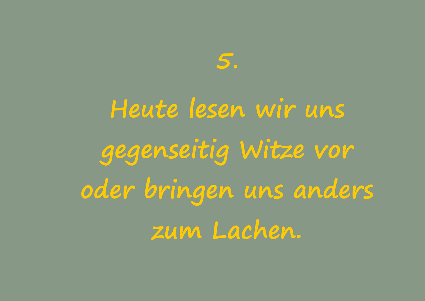 gelbe Schrift auf grauem Hintergrund